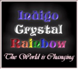 indigo, crystal, rainbow